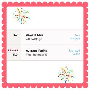 ⭐️⭐️⭐️⭐️⭐️ Fast Shipper!